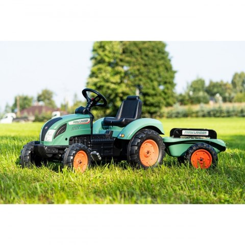 FALK Traktor Lander Zielony na Pedały z Przyczepką od 3 Lat