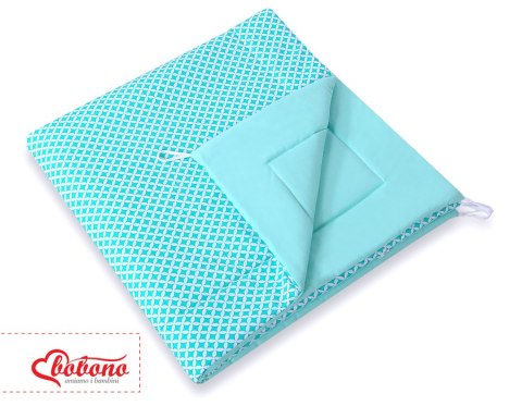 Dwustronna mata do tipi- mini-rozeta miętowa Dwustronna mata do tipi- mini-rozeta miętowa