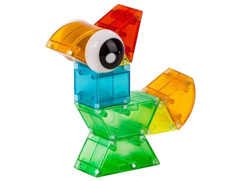 Klocki Magnetyczne, Konstrukcyjne, Świecące Elementy, Figury 3D 64 El. Przecena 1