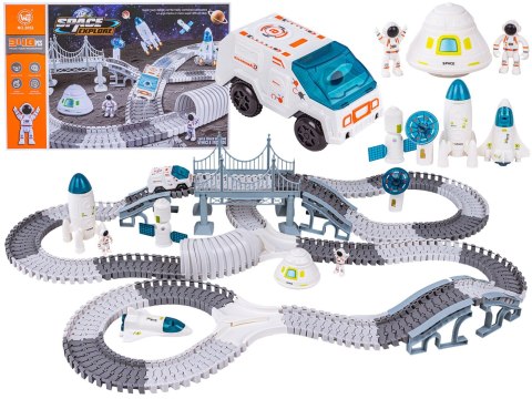 TOR WYŚCIGOWY Samochodowy Stacja Kosmiczna, KOSMOS Rakieta Kosmiczna 332 el.