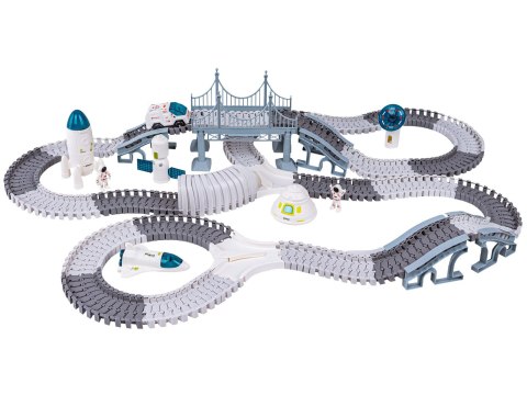 TOR WYŚCIGOWY Samochodowy Stacja Kosmiczna, KOSMOS Rakieta Kosmiczna 332 el.