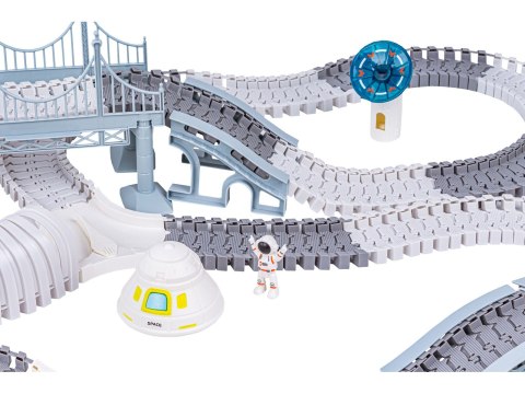 TOR WYŚCIGOWY Samochodowy Stacja Kosmiczna, KOSMOS Rakieta Kosmiczna 332 el.