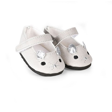 Buciki myszki dla lalki 36-40 cm, przebieranie lalek, baletki buty Skrallan Buciki myszki dla lalki 36-40 cm, przebieranie lalek, baletki buty Skrallan