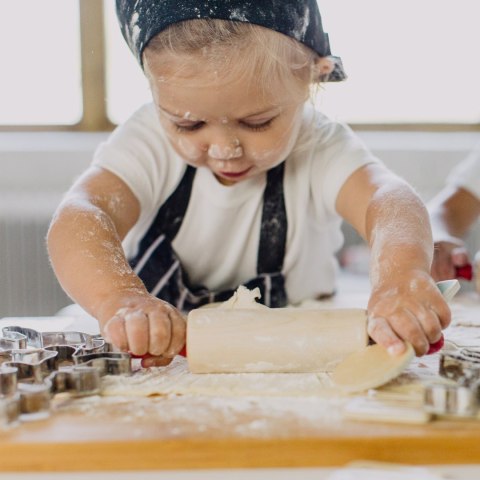Drewniany wałek do ciasta, akcesoria kuchenne dla dzieci, zabawka, Micki Drewniany wałek do ciasta, akcesoria kuchenne dla dzieci, zabawka, Micki