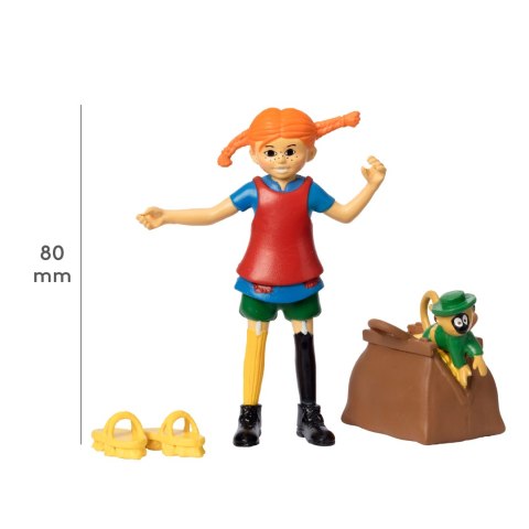 Figurka Pippi Langstrumpf zestaw do zabawy małpa walizka zabawka dla dzieci Figurka Pippi Langstrumpf zestaw do zabawy małpa walizka zabawka dla dzieci
