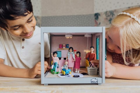 Lalki do domku dla lalek zestaw Nikki, zabawka dla dzieci, domek, Lundby Lalki do domku dla lalek zestaw Nikki, zabawka dla dzieci, domek, Lundby