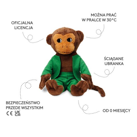 Maskotka małpka Pippi Langstrumpf Pan Nilsson 23 cm, przytulanka dla dzieci Maskotka małpka Pippi Langstrumpf Pan Nilsson 23 cm, przytulanka dla dzieci