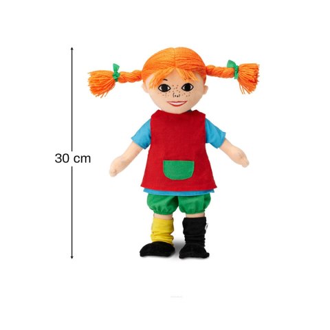 Miękka lalka Pippi Langstrumpf 30 cm, przytulanka, zabawka dla dzieci