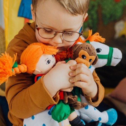 Miękka lalka Pippi Langstrumpf 30 cm, przytulanka, zabawka dla dzieci