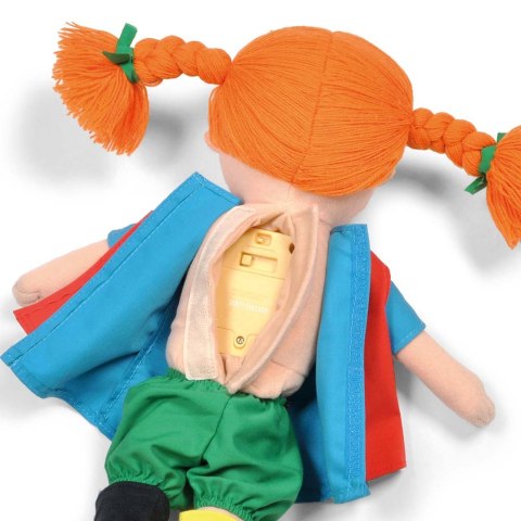 Miękka lalka mówiąca Pippi Langstrumpf 40 cm przytulanka zabawka dla dzieci