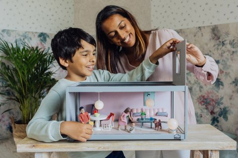 Oświetlenie domku dla lalek zestaw, wyposażenie, lampy zabawka domki Lundby