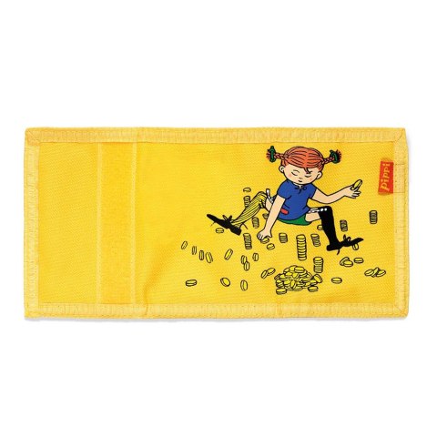 Portfel dla dzieci żółty, akcesoria, portmonetka, zabawka, wyprawka Pippi Portfel dla dzieci żółty, akcesoria, portmonetka, zabawka, wyprawka Pippi