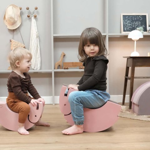 Słoń S Vintage Rose zabawka sensoryczna ruchowa balans dla dzieci bObles