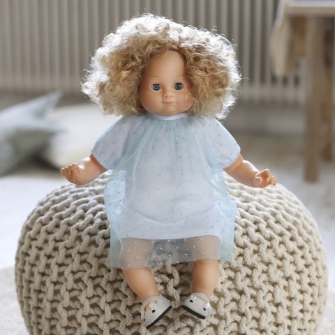 Sukienka tiulowa na imprezę dla lalki 36-40 cm, ubranka dla lalek, Skrallan