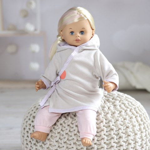 Szlafrok dla lalki 45 cm, zabawa w przebieranie lalek, ubranka, Skrallan