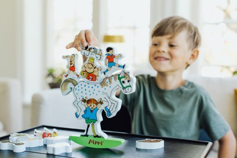 Układanka do balansowania dla dzieci, zabawka, klocki Pippi Langstrumpf Układanka do balansowania dla dzieci, zabawka, klocki Pippi Langstrumpf