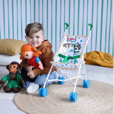 Wózek dla lalek konik Alfonso spacerówka zabawka dla dzieci lalki Pippi Wózek dla lalek konik Alfonso spacerówka zabawka dla dzieci lalki Pippi