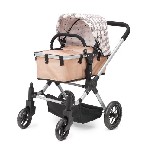 Wózek dla lalek premium 3 w 1, gondola, spacerówka i nosidełko, Skrallan Wózek dla lalek premium 3 w 1, gondola, spacerówka i nosidełko, Skrallan