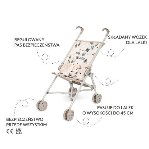 Wózek spacerowy dla lalek, lekka spacerówka, zabawka dla dzieci, Skrallan Wózek spacerowy dla lalek, lekka spacerówka, zabawka dla dzieci, Skrallan