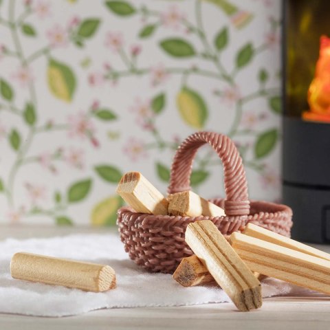 Wyposażenie domku dla lalek kominek zestaw, zabawka dla dzieci salon Lundby Wyposażenie domku dla lalek kominek zestaw, zabawka dla dzieci salon Lundby