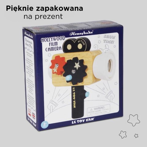 Drewniana kamera filmowa Hollywood zabawka odgrywanie ról dzieci Le Toy Van Drewniana kamera filmowa Hollywood zabawka odgrywanie ról dzieci Le Toy Van
