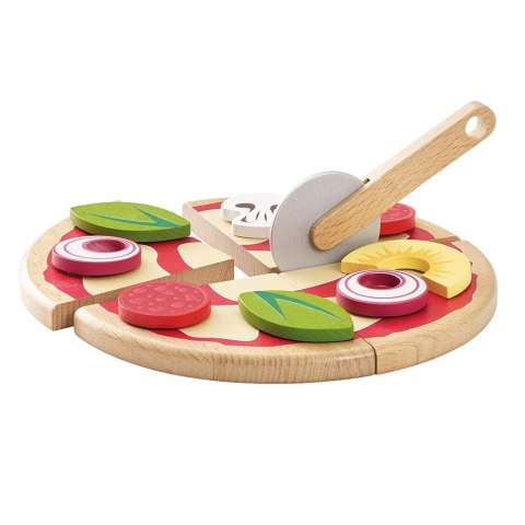 Drewniana pizza zabawka dla dzieci, odgrywanie ról, gotowanie, Le Toy Van Drewniana pizza zabawka dla dzieci, odgrywanie ról, gotowanie, Le Toy Van