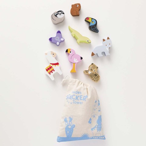 Drewniane figurki zwierzątka górskie, zabawka układanka, dzieci, Le Toy Van Drewniane figurki zwierzątka górskie, zabawka układanka, dzieci, Le Toy Van