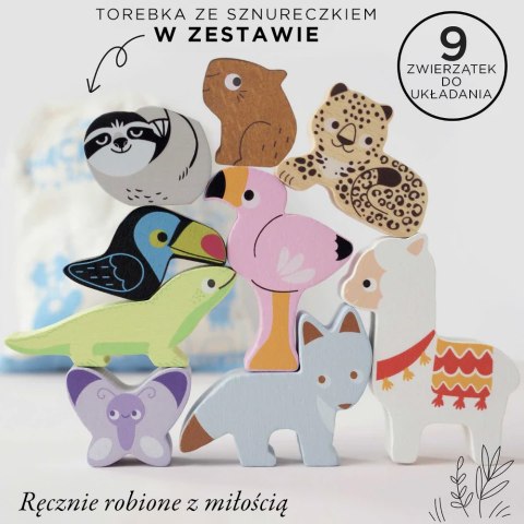 Drewniane figurki zwierzątka górskie, zabawka układanka, dzieci, Le Toy Van Drewniane figurki zwierzątka górskie, zabawka układanka, dzieci, Le Toy Van