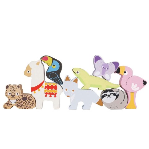 Drewniane figurki zwierzątka górskie, zabawka układanka, dzieci, Le Toy Van Drewniane figurki zwierzątka górskie, zabawka układanka, dzieci, Le Toy Van