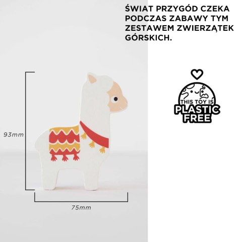 Drewniane figurki zwierzątka górskie, zabawka układanka, dzieci, Le Toy Van Drewniane figurki zwierzątka górskie, zabawka układanka, dzieci, Le Toy Van