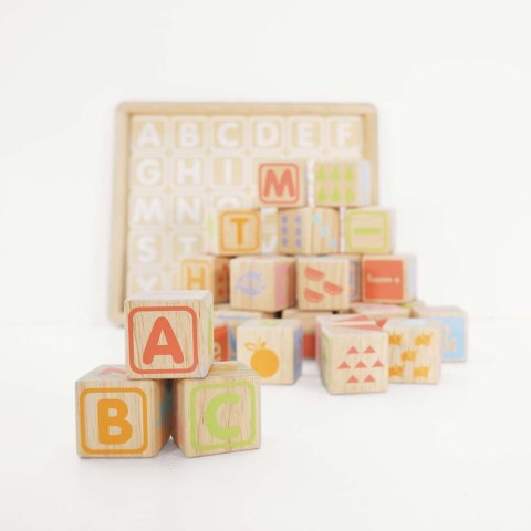Drewniane klocki ABC zabawka edukacyjna dla dzieci, nauka liter, Le Toy Van Drewniane klocki ABC zabawka edukacyjna dla dzieci, nauka liter, Le Toy Van