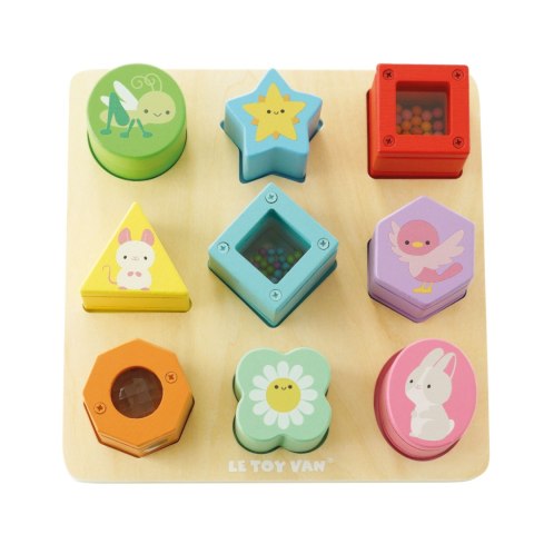 Drewniane klocki sorter zabawka sensoryczna, edukacyjna, dzieci Le Toy Van Drewniane klocki sorter zabawka sensoryczna, edukacyjna, dzieci Le Toy Van