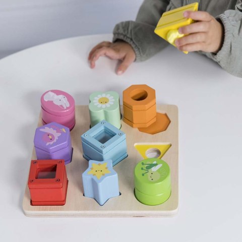 Drewniane klocki sorter zabawka sensoryczna, edukacyjna, dzieci Le Toy Van Drewniane klocki sorter zabawka sensoryczna, edukacyjna, dzieci Le Toy Van