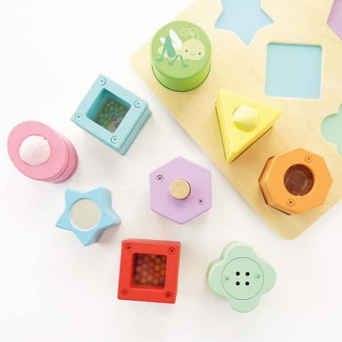 Drewniane klocki sorter zabawka sensoryczna, edukacyjna, dzieci Le Toy Van Drewniane klocki sorter zabawka sensoryczna, edukacyjna, dzieci Le Toy Van