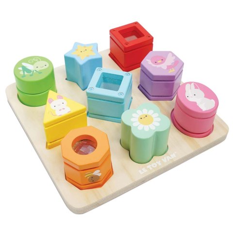 Drewniane klocki sorter zabawka sensoryczna, edukacyjna, dzieci Le Toy Van Drewniane klocki sorter zabawka sensoryczna, edukacyjna, dzieci Le Toy Van