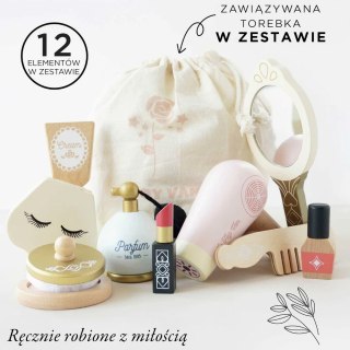 Drewniane kosmetyki dla dzieci, zestaw do makijażu, zabawka, Le Toy Van