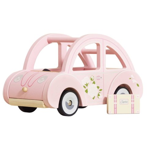 Drewniany różowy samochód retro Sophie, zabawka dla dzieci, auto Le Toy Van Drewniany różowy samochód retro Sophie, zabawka dla dzieci, auto Le Toy Van