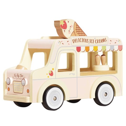 Drewniany samochód retro lodziarnia Dolly, zabawka dla dzieci, Le Toy Van Drewniany samochód retro lodziarnia Dolly, zabawka dla dzieci, Le Toy Van