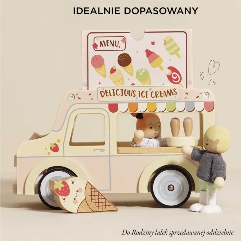 Drewniany samochód retro lodziarnia Dolly, zabawka dla dzieci, Le Toy Van Drewniany samochód retro lodziarnia Dolly, zabawka dla dzieci, Le Toy Van