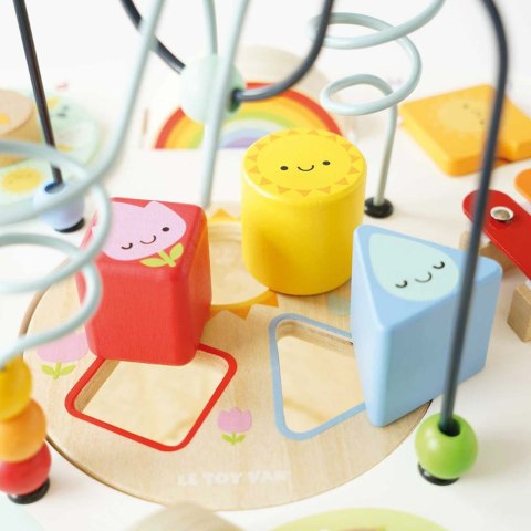 Drewniany stolik edukacyjny sensoryczna zabawka dla dzieci, stół Le Toy Van Drewniany stolik edukacyjny sensoryczna zabawka dla dzieci, stół Le Toy Van