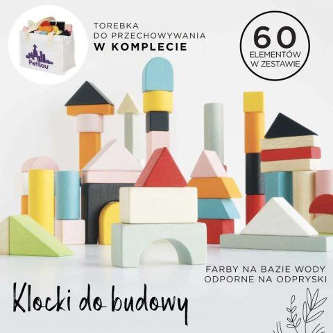 Klocki drewniane w siatce - 60 sztuk Le Toy Van Drewniane klocki zestaw 60 sztuk zabawka edukacyjna dla dzieci, Le Toy Van Klocki drewniane w siatce - 60 sztuk Le Toy Van Drewniane klocki zestaw 60 sztuk zabawka edukacyjna dla dzieci, Le Toy Van