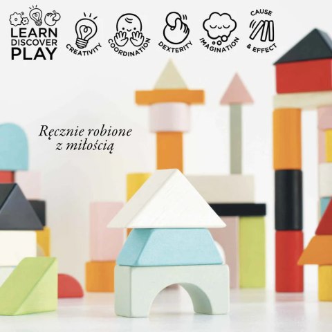 Klocki drewniane w siatce - 60 sztuk Le Toy Van Drewniane klocki zestaw 60 sztuk zabawka edukacyjna dla dzieci, Le Toy Van Klocki drewniane w siatce - 60 sztuk Le Toy Van Drewniane klocki zestaw 60 sztuk zabawka edukacyjna dla dzieci, Le Toy Van