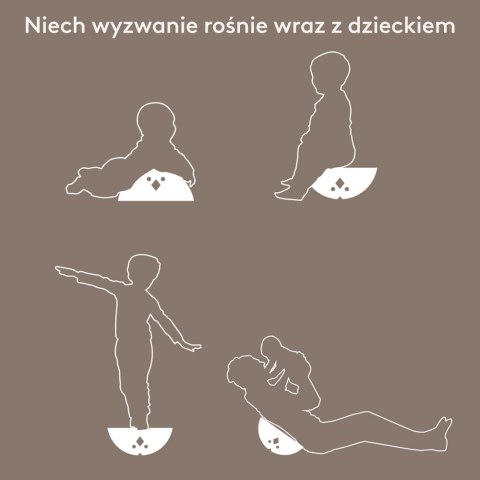 Kurczak Sand Grey zabawka sensoryczna ruchowa balans dla dzieci bObles