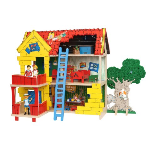 Domek dla lalek Willa Śmiesznotka Pippi Langstrumpf, zabawka dla dzieci