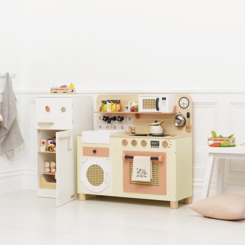 Drewniane jedzenie makarony do zabawy akcesoria kuchenne zabawka Le Toy Van