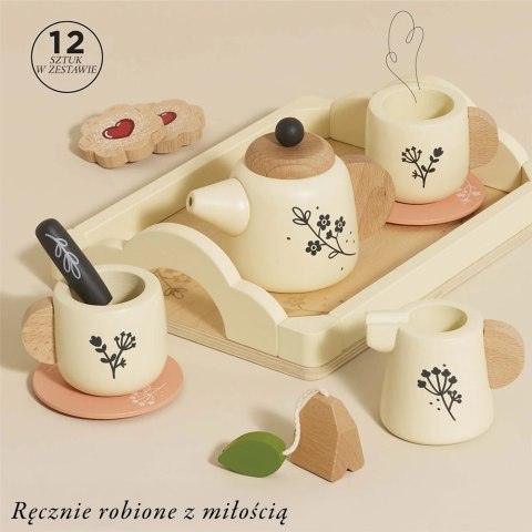Drewniany zestaw do herbaty akcesoria kuchenne zabawka gotowanie Le Toy Van Drewniany zestaw do herbaty akcesoria kuchenne zabawka gotowanie Le Toy Van