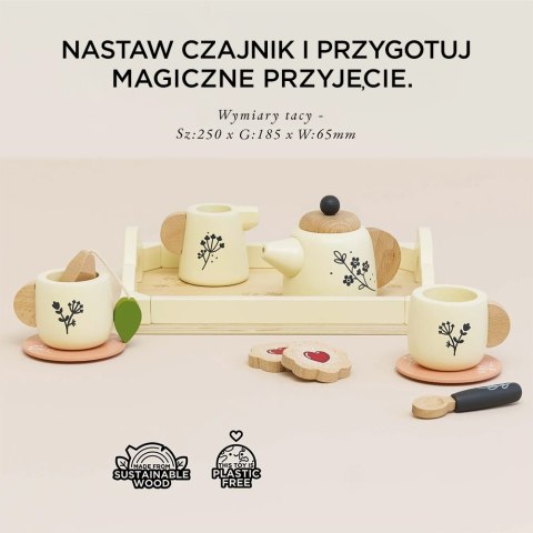 Drewniany zestaw do herbaty akcesoria kuchenne zabawka gotowanie Le Toy Van Drewniany zestaw do herbaty akcesoria kuchenne zabawka gotowanie Le Toy Van