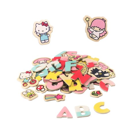 Magnetyczne literki i obrazki, edukacyjna zabawka dla dzieci, Hello Kitty Magnetyczne literki i obrazki, edukacyjna zabawka dla dzieci, Hello Kitty