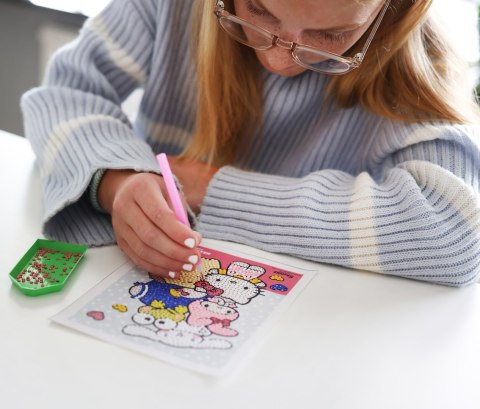 Maluj diamentami po numerach kreatywna zabawka dla dzieci obraz Hello Kitty Maluj diamentami po numerach kreatywna zabawka dla dzieci obraz Hello Kitty