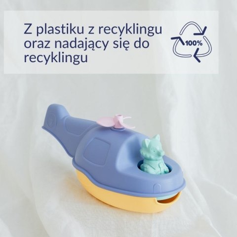 Mój pierwszy helikopter 2 w 1 niebieski zabawka dla dzieci Le Jouet Simple Mój pierwszy helikopter 2 w 1 niebieski zabawka dla dzieci Le Jouet Simple